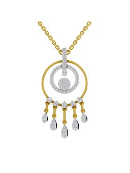 SPARQ - Lab Grown Diamond 0.81CT 925 Sterling Silver Gold Plated Dream Catcher Necklace
