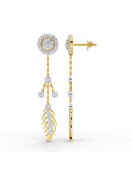 SPARQ - Lab Grown Diamond 0.82CT 925 Sterling Silver Gold Plated Dream Catcher Earrings