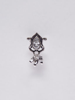 Voylla - Indie Collectibles Dainty Oxidised Silver Nose Pin