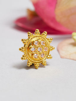 Voylla - Indie Collectibles Gold Plated Nose Pin