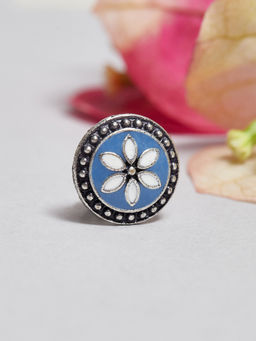 Voylla - Indie Collectibles Gorgeous Floral Motif Nose Pin