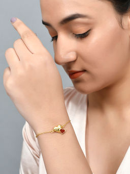 Voylla - Valentine's Day Collection Bonded Hearts Bracelet
