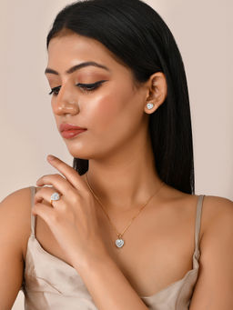 Voylla - Sparkling Essentials White Heart Shaped Zirconia Box Set