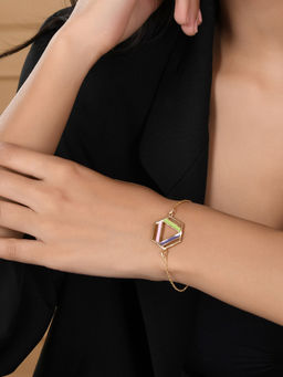 Voylla - Benzene Enamelled Quirky Necklace