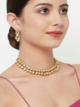 Voylla - Traditional Kundan Necklace Set
