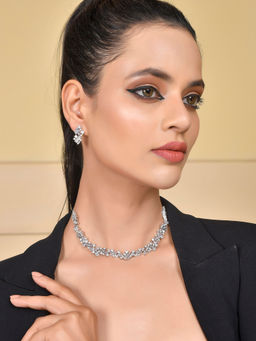 Voylla - Mosaic Sleek Elegance Necklace Set