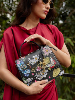 Emily Loran - Elisa Handbag and Detachable Strap- Black