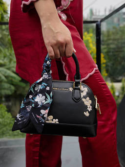Emily Loran - Serena Handbag and Detachable Strap- Black