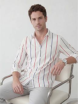 WROGN - White Stripes Slim Shirt