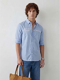 WROGN - Blue Checks Regular Shirt