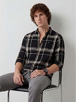WROGN - Black Checks Slim Shirt
