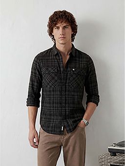 WROGN - Black Checks Slim Shirt