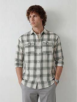 WROGN - Green Checks Oversized Shirt