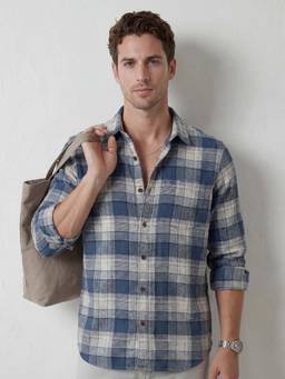 WROGN - Blue Checks Regular Shirt