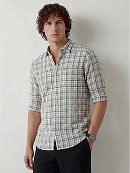 WROGN - Grey Checks Regular Shirt
