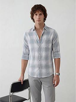 WROGN - Blue Checks Regular Shirt