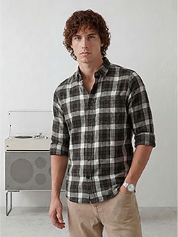 WROGN - Black Checks Regular Shirt