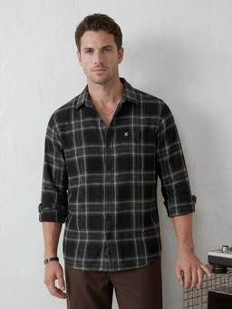 WROGN - Black Checks Regular Shirt