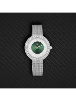 Kenneth Scott - Womens Analog Green Dial Watch - K23535-SMSG (Medium)