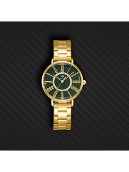 Kenneth Scott - Womens Analog Green Dial Watch - K23536-GBGG (Medium)