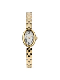 Timex - Cavatina Women White Oval Dial Analog Watch - TW2Y26700UJ (Small)