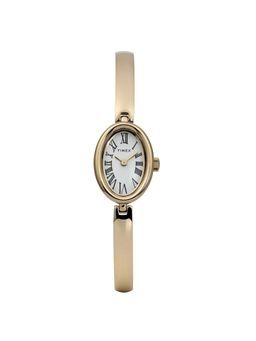 Timex - Cavatina Women White Oval Dial Analog Watch - TW2Y27200UJ (Small)