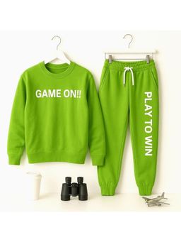 Bubble Berry - Kids Green T-Shirt and Joggers
