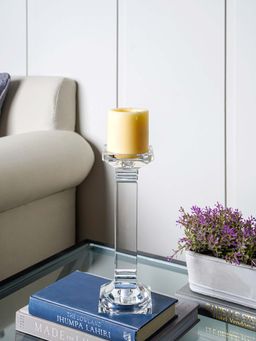 Pure Home + Living - Small Crystal Candlestick