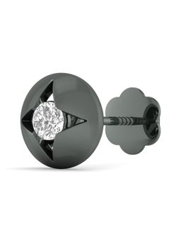 ORIONZ - Men White Stones Sterling Silver Earring