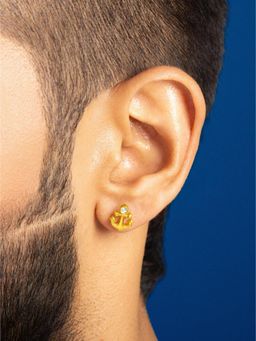 ORIONZ - Men White Stones Sterling Silver Earring
