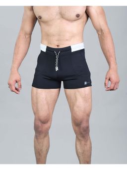 Keepfit - Men Black Swimming Contrast Waistband Trunk