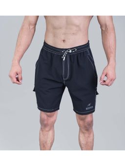 Keepfit - Men Black With 4 Pockets Swimming Shorts