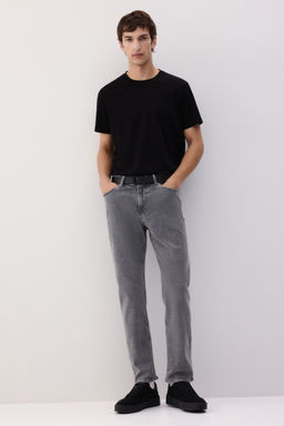 H&M - Men Grey Straight Regular Jeans