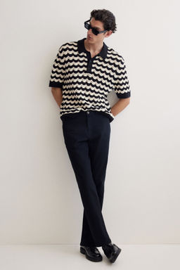 H&M - Men Black Slim Fit Cotton Chinos