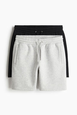 H&M - Men 2-Pack Regular Fit Sweatshorts