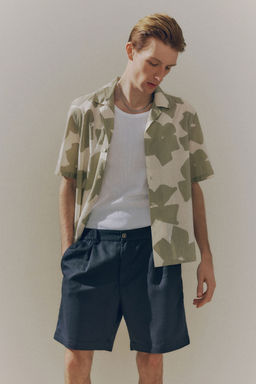 H&M - Men Blue Regular Fit Chino Shorts