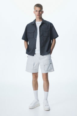 H&M - Men Grey Cargo Shorts