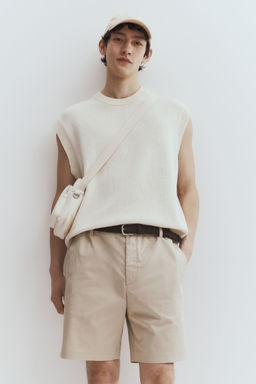 H&M - Men Beige Regular Fit Chino Shorts