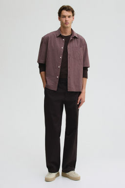 H&M - Men Brown Relaxed Fit Cotton Chinos