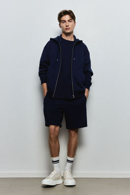 H&M - Men Blue Regular Fit Sweatshorts