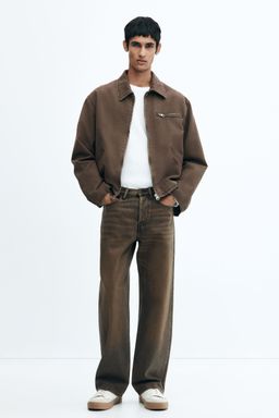 H&M - Men Brown Loose Straight Jeans