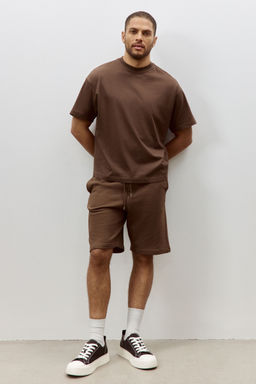 H&M - Men Beige Relaxed Fit Shorts