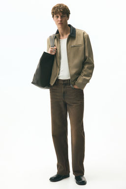 H&M - Men Beige Relaxed Jeans