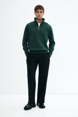 H&M - Men Black Relaxed Fit Tailo Trousers