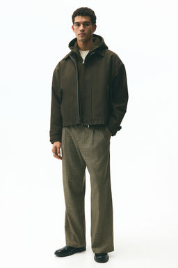 H&M - Men Beige Loose Fit Trousers