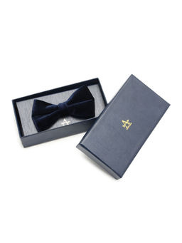 Arrow - Mens Blue Solid Bow Tie