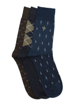 Arrow - Mens Multi-Color Printed Socks