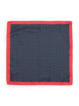 Arrow - Mens Blue Polka Dots Pocket Square