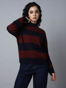 High Star - Striped Pullover Sweater
