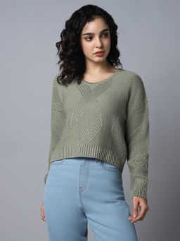 High Star - Cable Knit Pullover Sweater